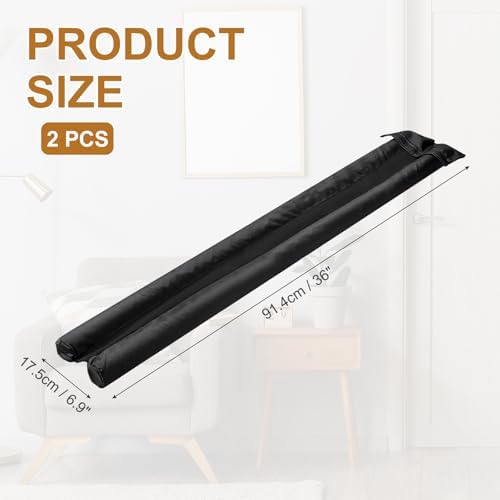 Uxcell Under Door Draft Stopper 2 Pcs Adjustable Door Blocker