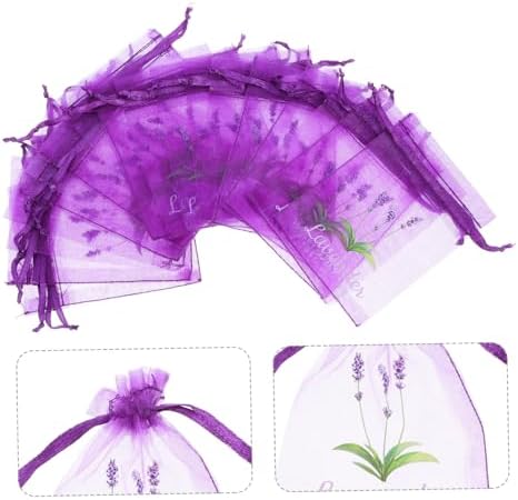 Wakauto 20pcs Lavender Sachet Bags for Herbs and Spices