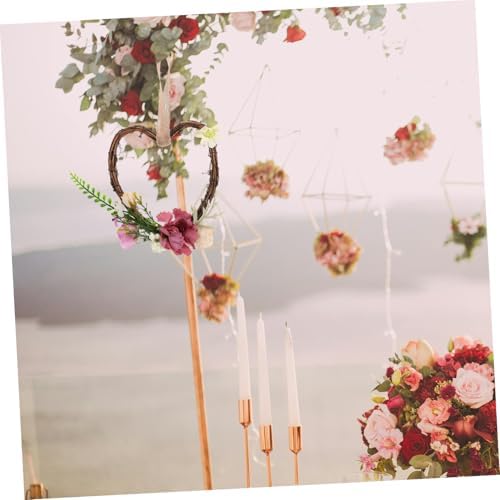Ciieeo Heart Shaped Wreath Wedding Decor