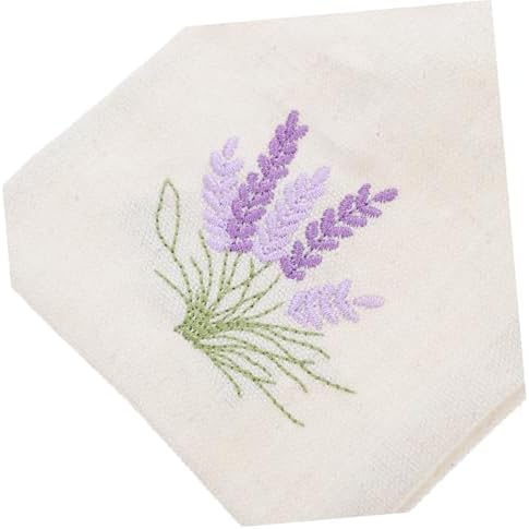 Cabilock Lavender Cotton Drawstring Sachet Bags 10 Pack