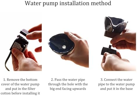 Ceramic Mini Waterfall Fountain Pet Office Humidifier