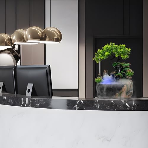 Ringmaster Tabletop Fountain Humidifier with LED Light