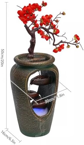 Tabletop Fountain with Atomizer for Home Office Relaxation