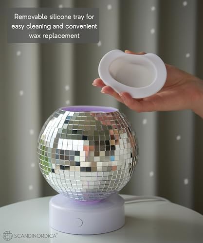 Disco Ball Wax Warmer with Color Changing Light