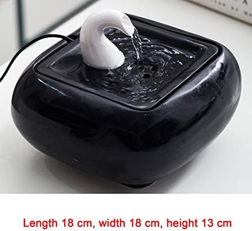 White Ceramic Waterfall Fountain Mini Desktop Humidifier