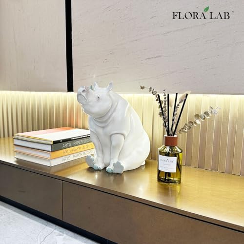 Flora Lab Reed Diffuser Set with Real Dried Flowers and Rattan Sticks
