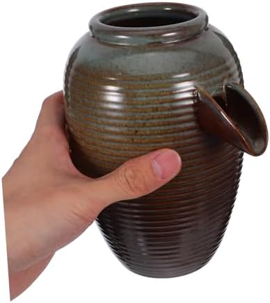 LIFKOME 2pcs Ceramic Tabletop Fountain for Indoor Decor