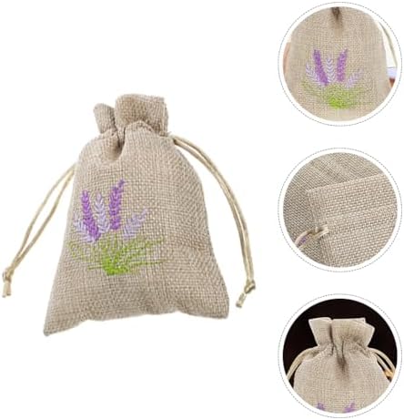 LOGOFUN 5pcs Dried Flower Storage Bag with Drawstring