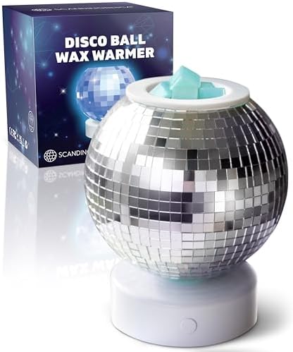 Disco Ball Wax Warmer with Color Changing Light