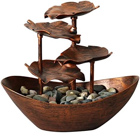 EsEico 4-Tier Desk Fountain with LED Light