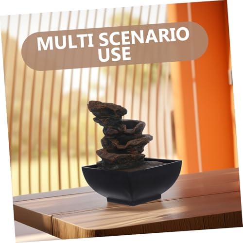 VICASKY 110V Tabletop Fountain with Light and Sound