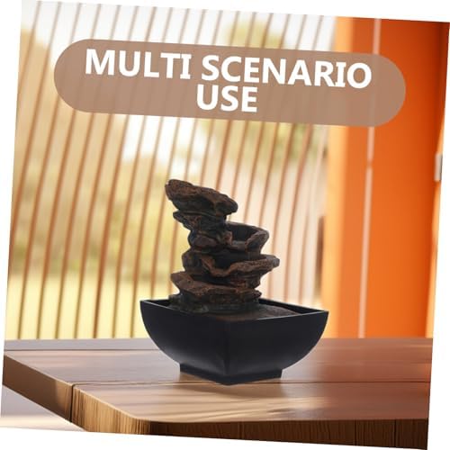 110v Decorative Tabletop Fountain for Office and Home Relaxation