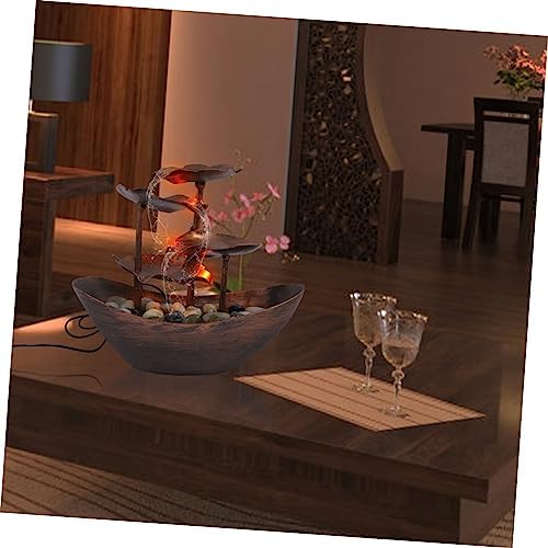 PRETYZOOM Desktop Waterfall Fountain Decor