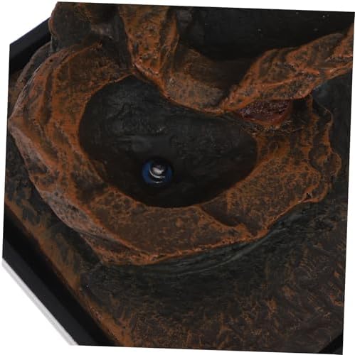 110v Indoor Desktop Water Fountain with LED Light and Natural Waterfall Sounds