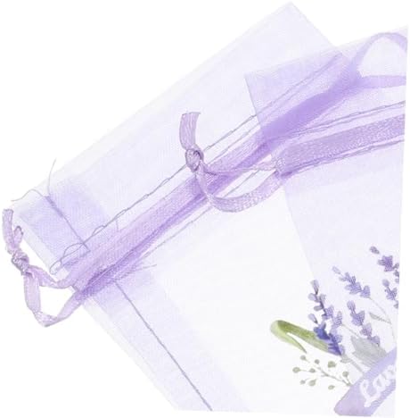 Wakauto 10pcs Drawstring Spice Bag Empty Sachet Bags for Dried Lavender