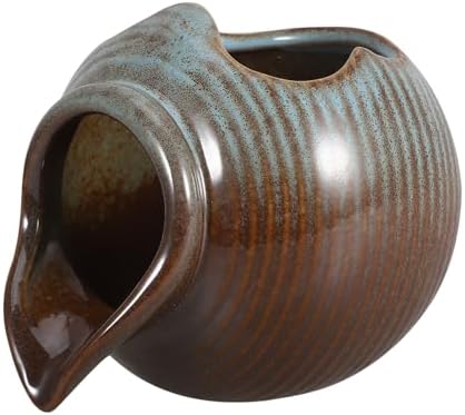 Wakauto Ceramic Waterfall Jar Tabletop Fountain