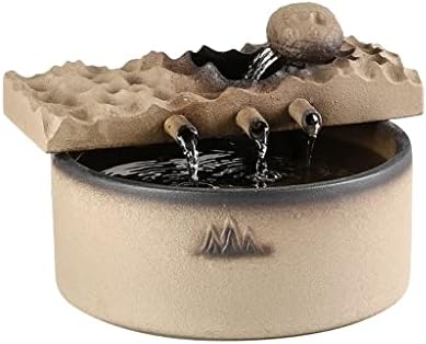 Ceramic Tabletop Fountain with Relaxing Water Flow