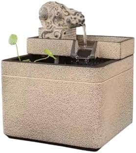 Tabletop Fountain with Flowing Water for Relaxation and Decor