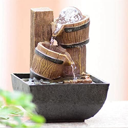 Retro Tabletop Waterfall Fountain Indoor Decor