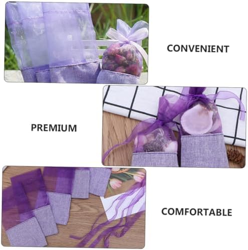 24pcs Lavender Sachet Bags for Closets Drawers Parties