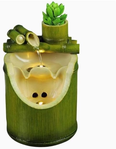 Small Bamboo Tabletop Fountain Decor