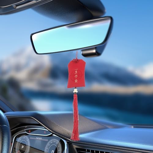 LOGOFUN 3pcs Red Chinese Style Scent Sachet with Tassel