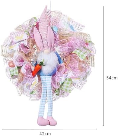 VIVIANYO HD Easter Bunny Wreath Decor