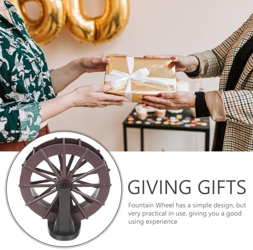 Luxshiny Mini Water Wheel - Decorative Indoor Fountain Accessory
