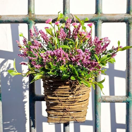 Flower Door Hanger Basket Wreath - Pink 1181 x 1535 Inch