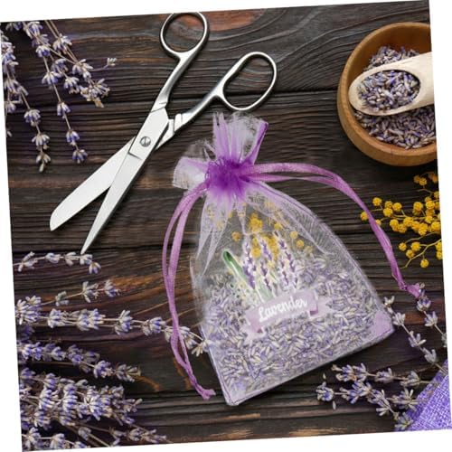 Wakauto 20pcs Lavender Drawstring Sachets for Herbs Spices and Home Decor