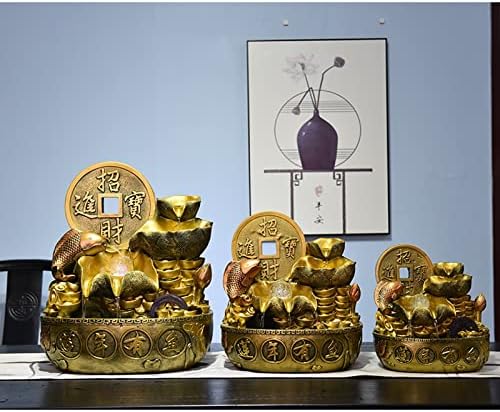 Gold Indoor Fountain for Home and Office Decor