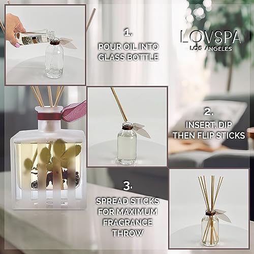 LOVSPA Clarity Spicy Apple Cinnamon Reed Diffuser Oil Refill 4 oz