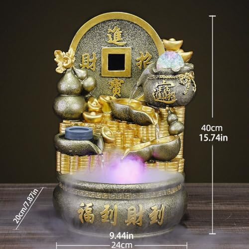 Sleeve Waterfall Fountain Decorative Tabletop Fountain