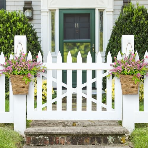 Cream Hydrangea Door Wreath Basket Hanger Decor