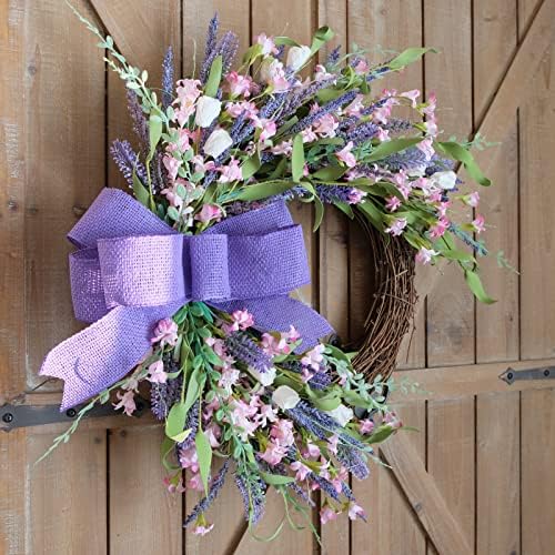Idyllic 18 Inch Summer Wreath Front Door Decor