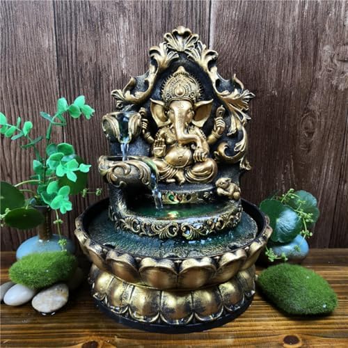Ganesh Water Fountain with LED Lights