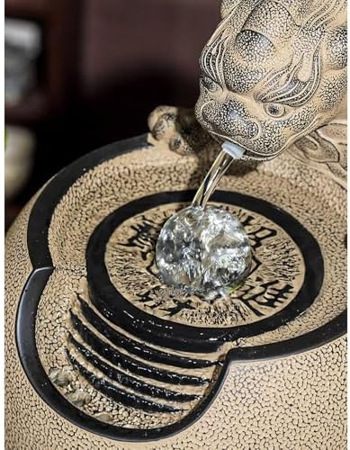 Tabletop Fountain with Lucky Beast Design