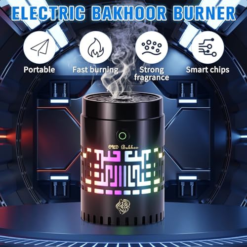 Portable Mini Incense Burner with Remote Control and USB Rechargeable