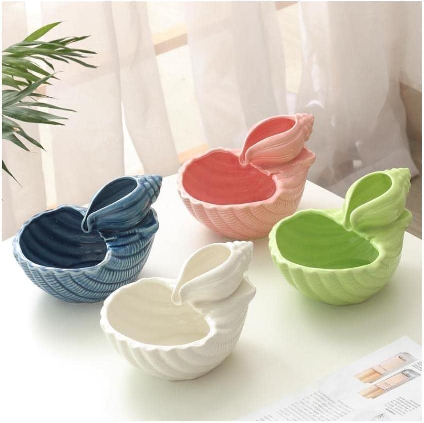 Conch Tabletop Fountain Ceramic Indoor Decor Home Office Bedroom Zen Relaxation