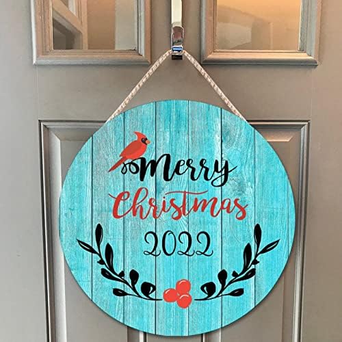 Red Bird Holly Berry Wreath Door Hanger 1