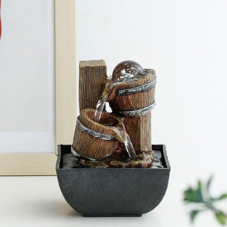 Indoor Tabletop Fountain for Home and Office Decor