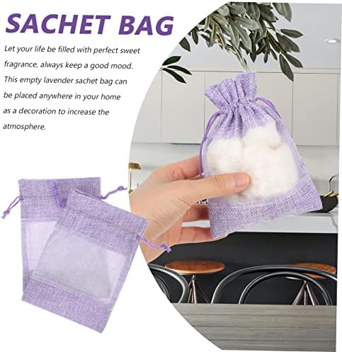 Cabilock 10Pcs Lavender Sachet Bags with Drawstring