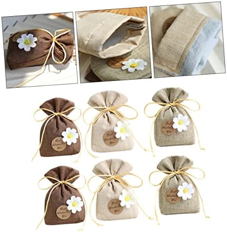 Wakauto 6pcs Lavender Sachet Bags for Wardrobe Home and Car
