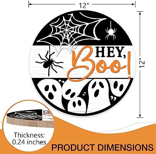 Deroro Halloween Ghost Door Sign Decor