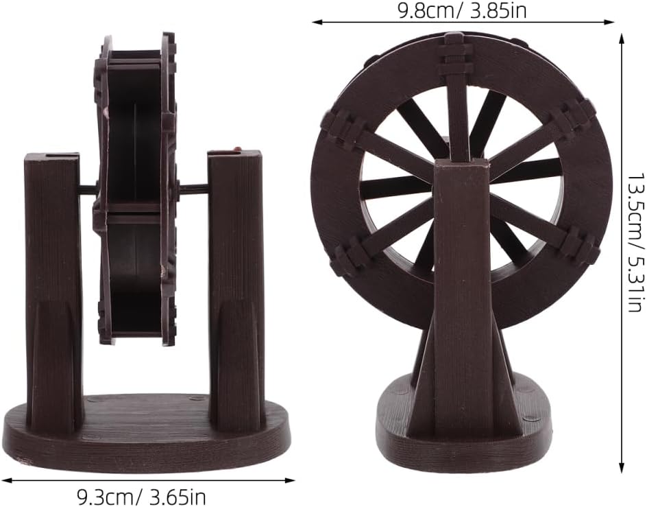 STOBAZA Miniature Water Wheel Fountain Decor
