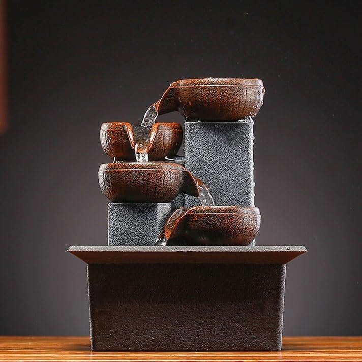 GLigeT Tabletop Fountain for Feng Shui and Home Decor