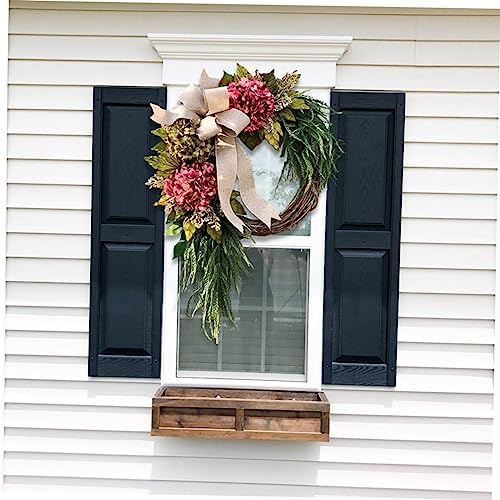 Simulated Hydrangea Wreath Front Door Decor