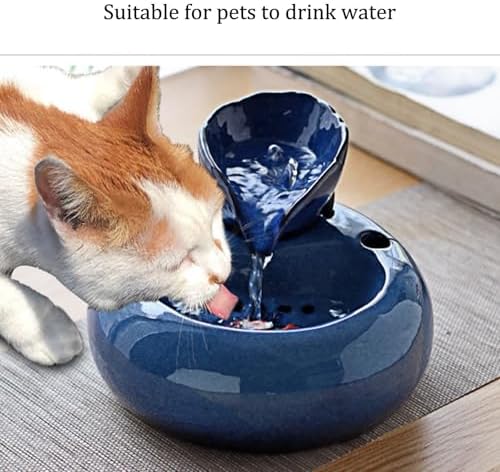 Ceramic Mini Waterfall Fountain Pet Office Humidifier