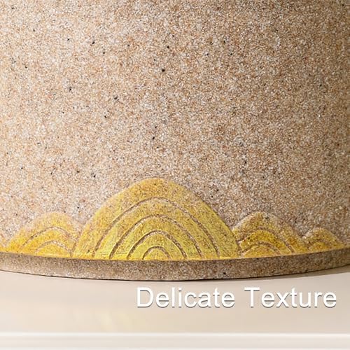 White Sandstone Tabletop Fountain for Home Office Decor