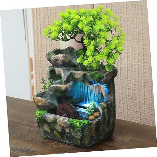Elegant Tabletop Water Fountain for Home Office Decor